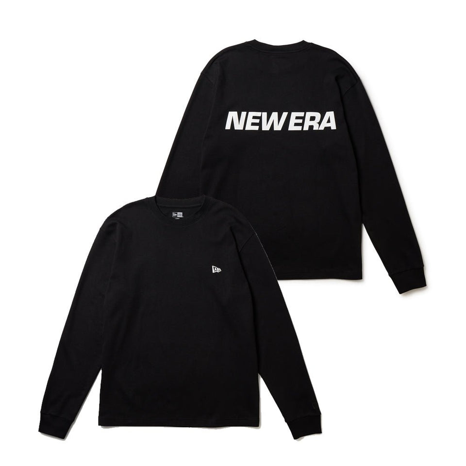 長袖 オーバーサイズド ウォーム Tシャツ ワードマークロゴ ブラック | アウトドア - 14668841 - S | NEW ERA ニューエラ公式オンラインストア