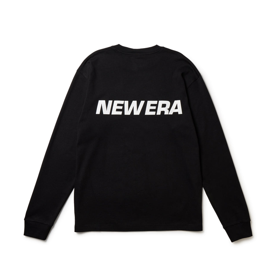 長袖 オーバーサイズド ウォーム Tシャツ ワードマークロゴ ブラック | アウトドア - 14668841 - S | NEW ERA ニューエラ公式オンラインストア