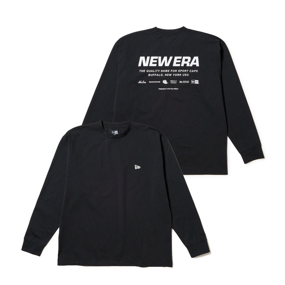 NEW ERA ブラック 長袖カットソー Lサイズ NEW ERA ニューエラ 長袖Tシャツ ブラック Lサイズ - メルカリ