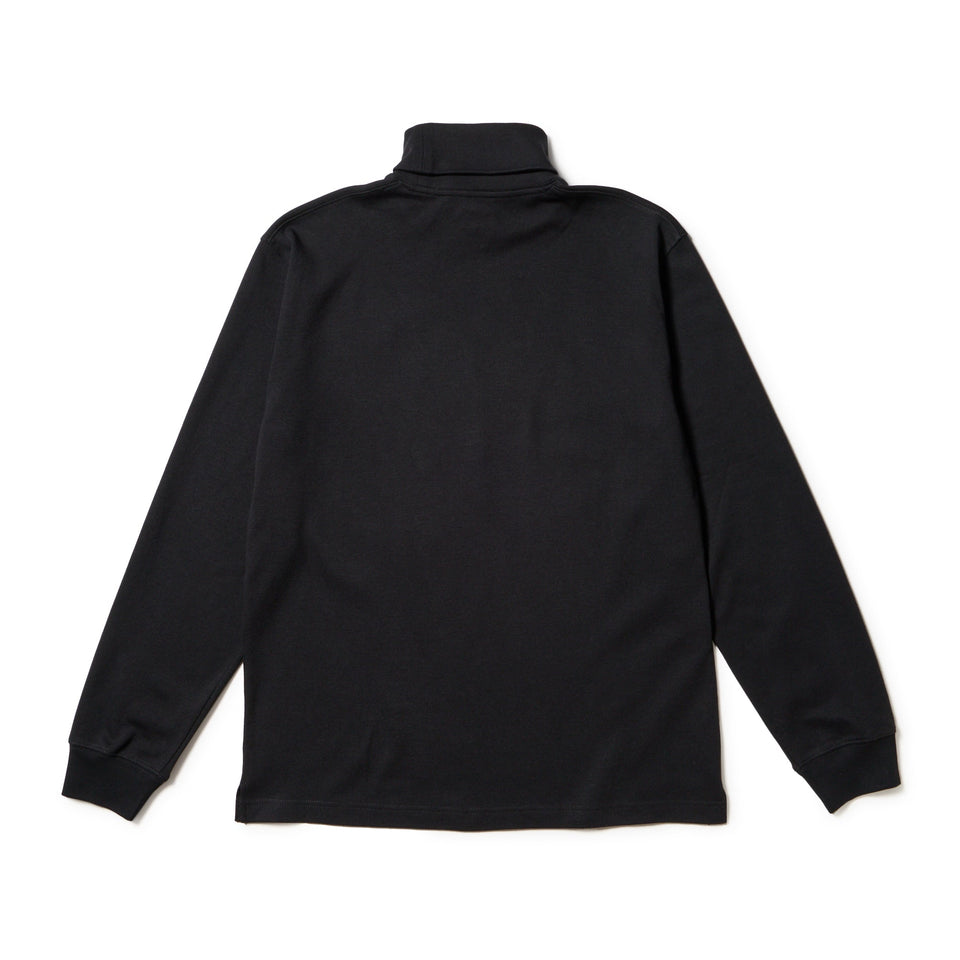 NEW ERA タートルネックシャツ ブラック 長袖 タートルネック ウォーム Tシャツ ブラック | ゴルフ