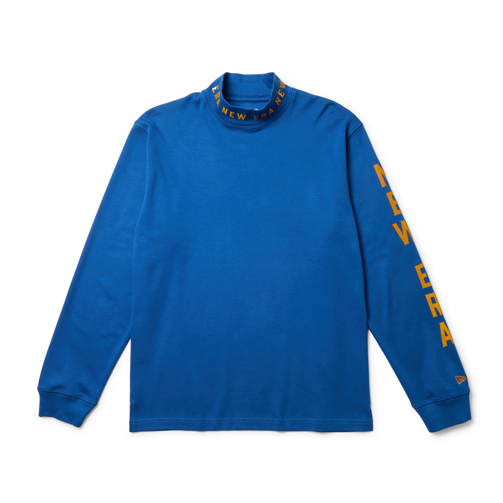 長袖 ハイネック ウォーム Tシャツ ブルー | ゴルフ