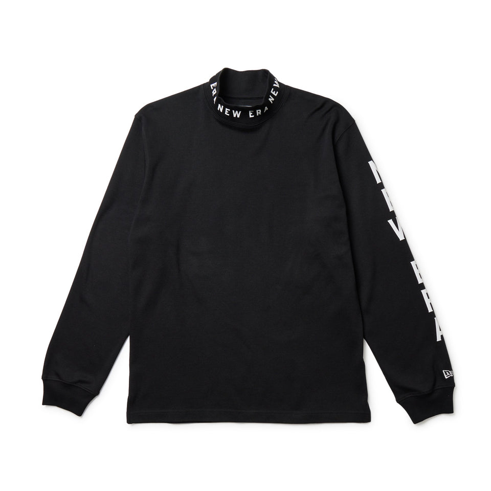 長袖 ハイネック ウォーム Tシャツ ブラック | ゴルフ