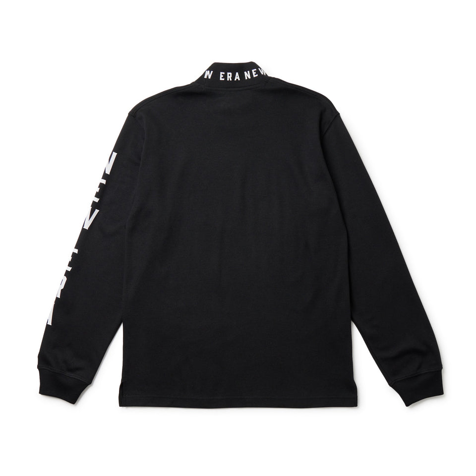 長袖 ハイネック ウォーム Tシャツ ブラック | ゴルフ