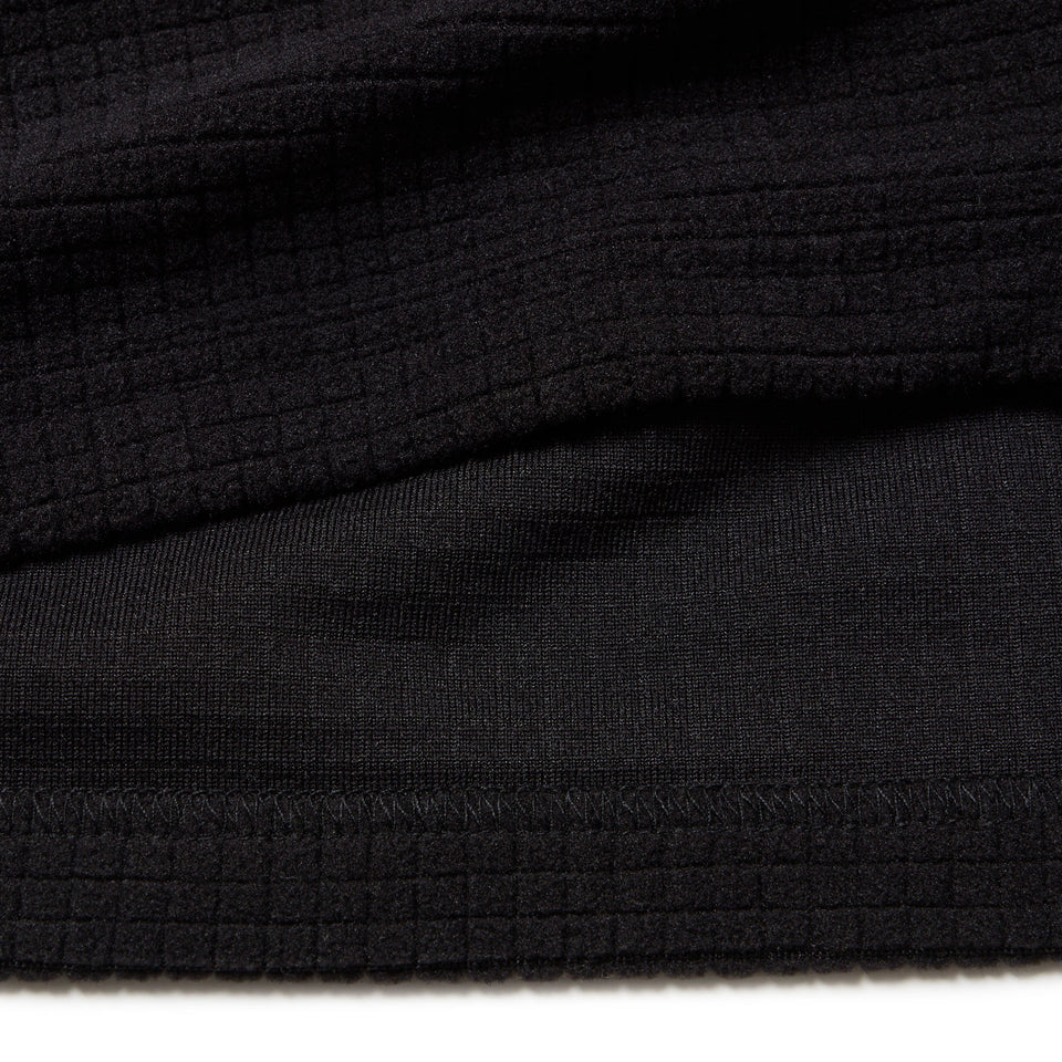 長袖 ハイネック グリッドフリース Tシャツ ブラック | ゴルフ - 14669872 - S | NEW ERA ニューエラ公式オンラインストア