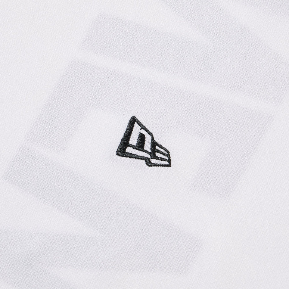 バスケットボール 長袖 テック Tシャツ バーチカルロゴ ホワイト | パフォーマンスアパレル - 14674773 - S | NEW ERA ニューエラ公式オンラインストア