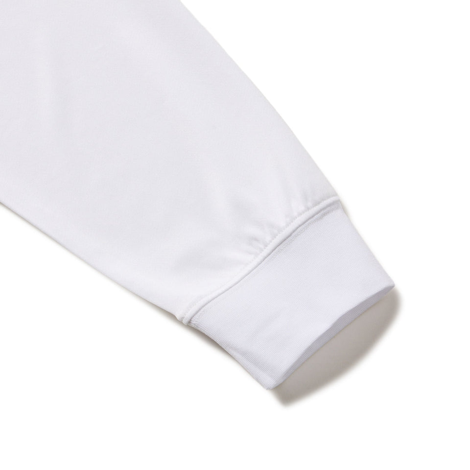 バスケットボール 長袖 テック Tシャツ バーチカルロゴ ホワイト | パフォーマンスアパレル - 14674773 - S | NEW ERA ニューエラ公式オンラインストア