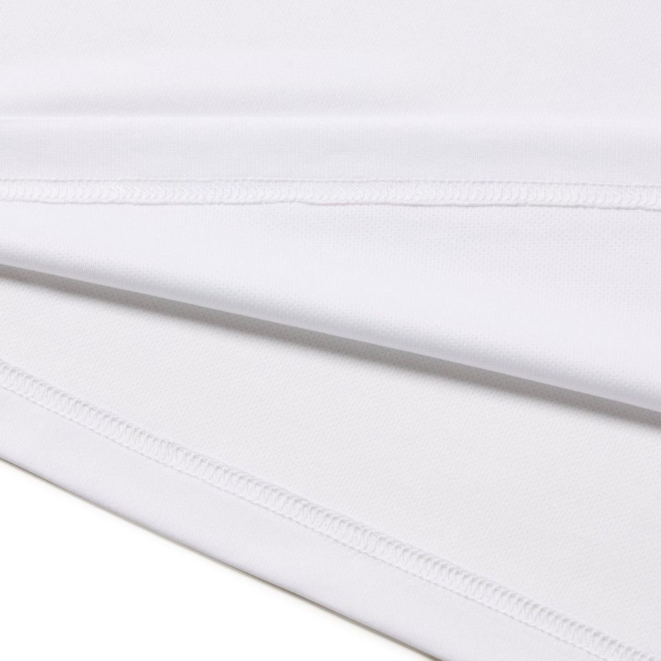 バスケットボール 長袖 テック Tシャツ バーチカルロゴ ホワイト | パフォーマンスアパレル - 14674773 - S | NEW ERA ニューエラ公式オンラインストア