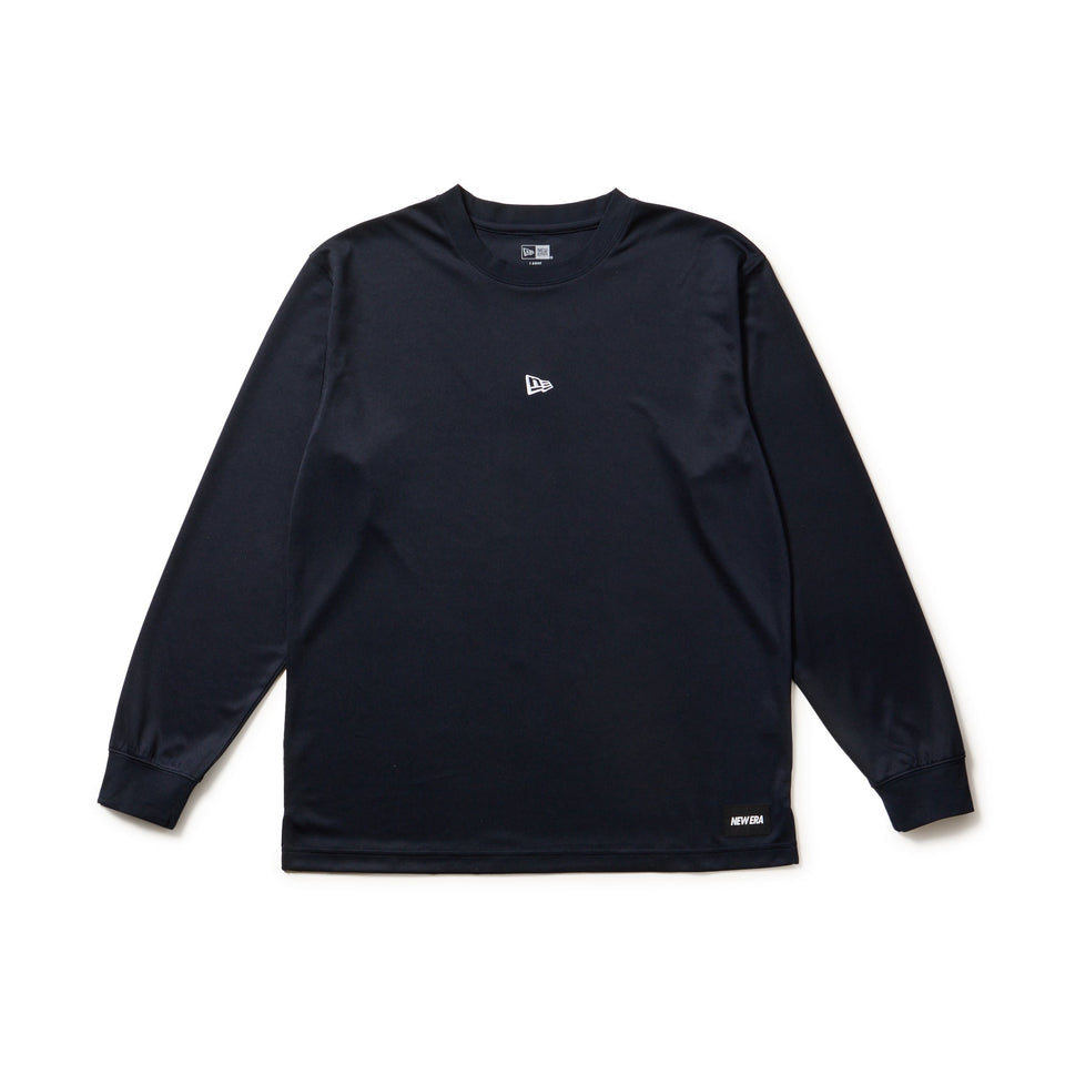 バスケットボール 長袖 テック Tシャツ バーチカルロゴ ネイビー | パフォーマンスアパレル - 14674774 - S | NEW ERA ニューエラ公式オンラインストア