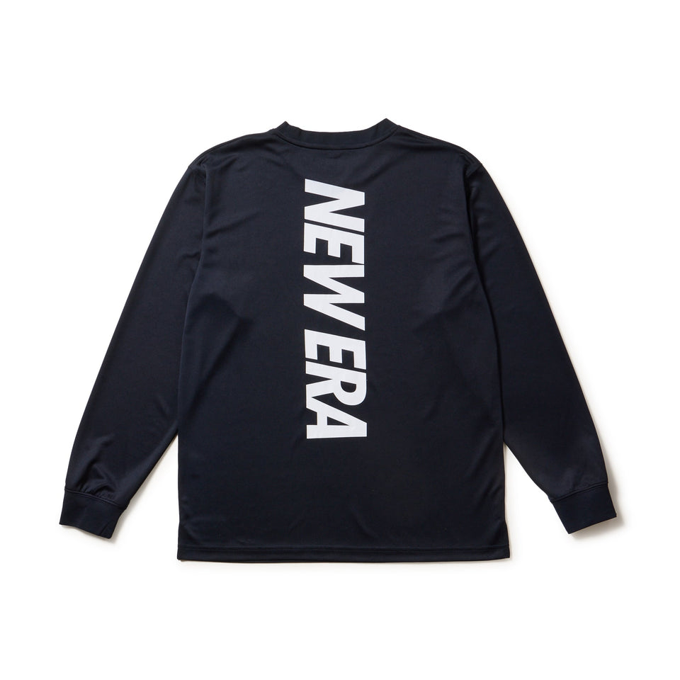 バスケットボール 長袖 テック Tシャツ バーチカルロゴ ネイビー | パフォーマンスアパレル - 14674774 - S | NEW ERA ニューエラ公式オンラインストア