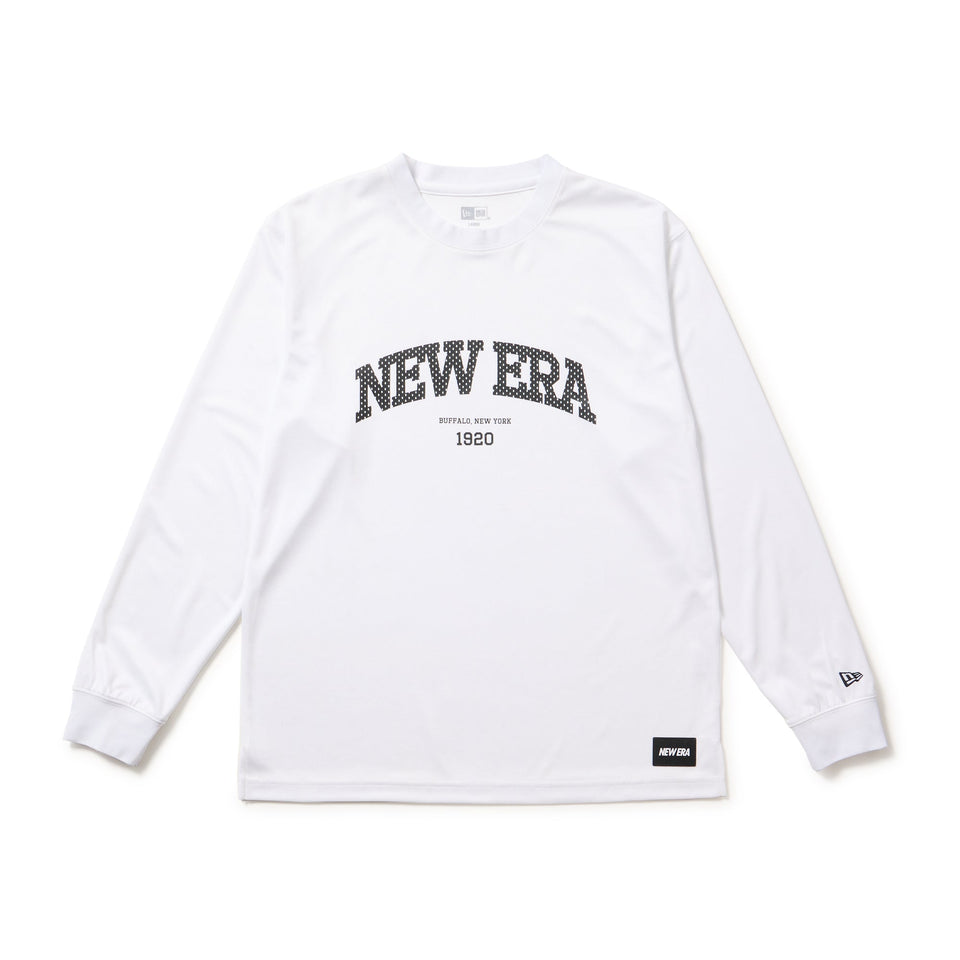 Open Yy 長袖Tシャツ 数字5 ホワイト open yy 数字5刺繍 ホワイト長袖Tシャツ
