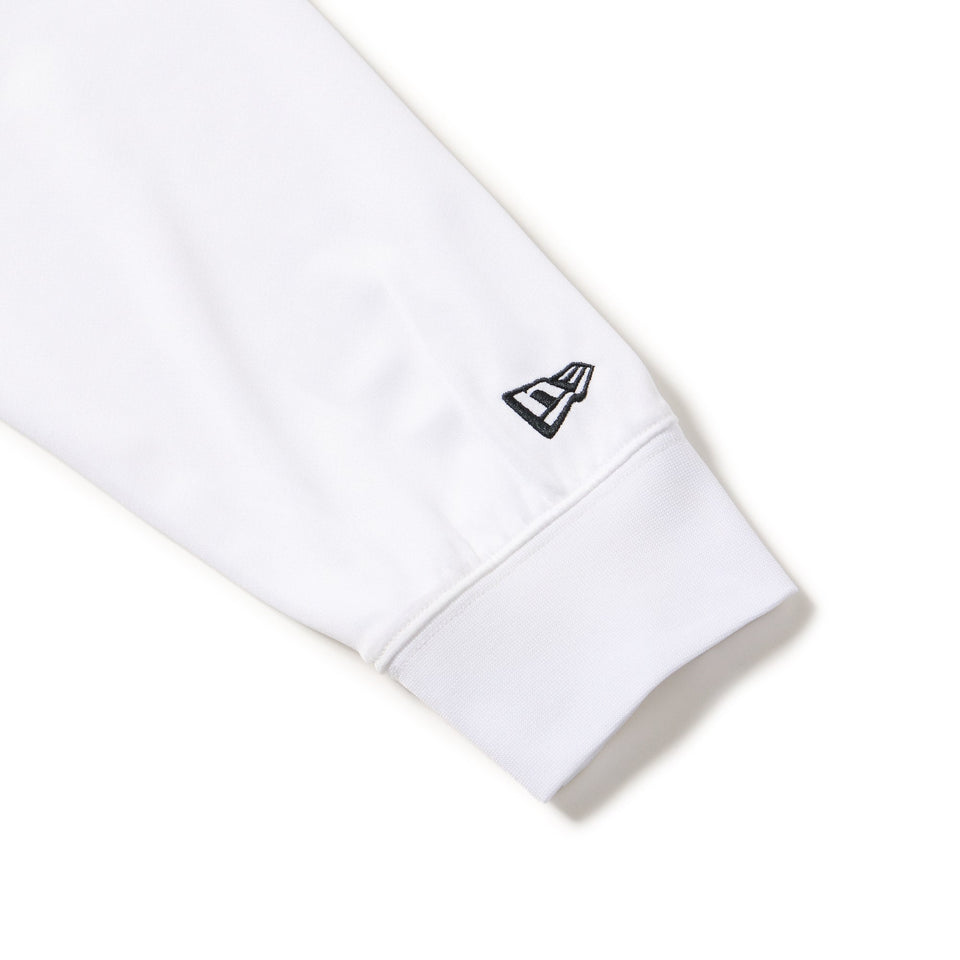 バスケットボール 長袖 オーバーサイズド テック Tシャツ カレッジロゴ ホワイト | パフォーマンスアパレル - 14674776 - S | NEW ERA ニューエラ公式オンラインストア
