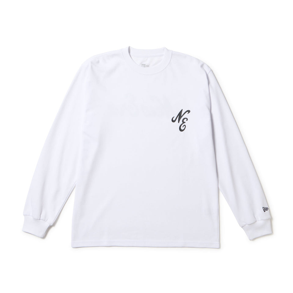 長袖 パフォーマンス Tシャツ クラシックロゴ ホワイト レギュラーフィット - 14682679 - S | NEW ERA ニューエラ公式オンラインストア