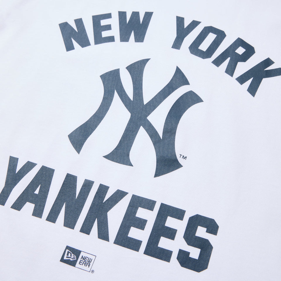 長袖 コットン Tシャツ ニューヨーク・ヤンキース ホワイト レギュラーフィット - 14682708 - S | NEW ERA ニューエラ公式オンラインストア