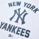 長袖 コットン Tシャツ ニューヨーク・ヤンキース ホワイト レギュラーフィット - 14682708 - S | NEW ERA ニューエラ公式オンラインストア