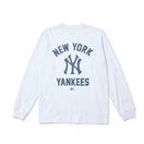 長袖 コットン Tシャツ ニューヨーク・ヤンキース ホワイト レギュラーフィット - 14682708 - S | NEW ERA ニューエラ公式オンラインストア