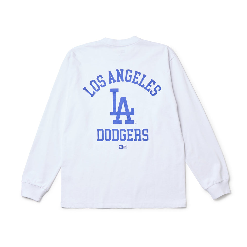 長袖 コットン Tシャツ ロサンゼルス・ドジャース ホワイト レギュラーフィット - 14682710 - S | NEW ERA ニューエラ公式オンラインストア