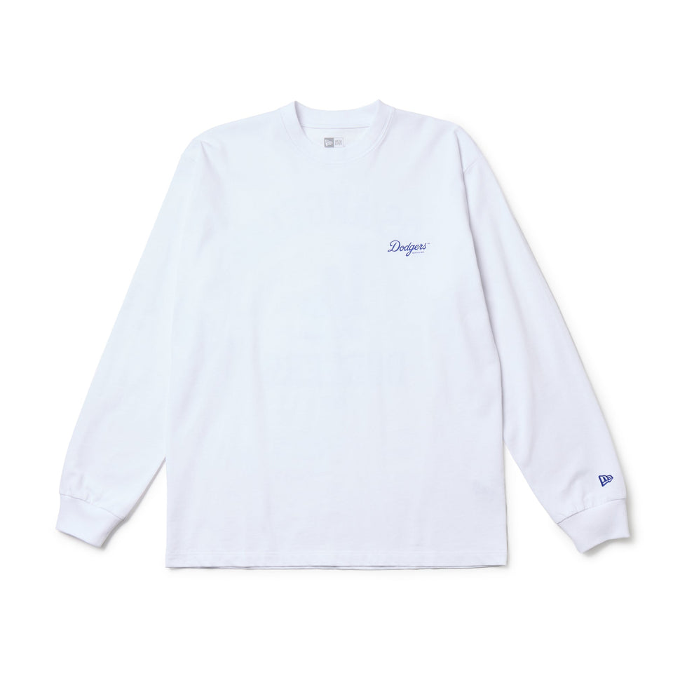 長袖 コットン Tシャツ ロサンゼルス・ドジャース ホワイト レギュラーフィット - 14682710 - S | NEW ERA ニューエラ公式オンラインストア