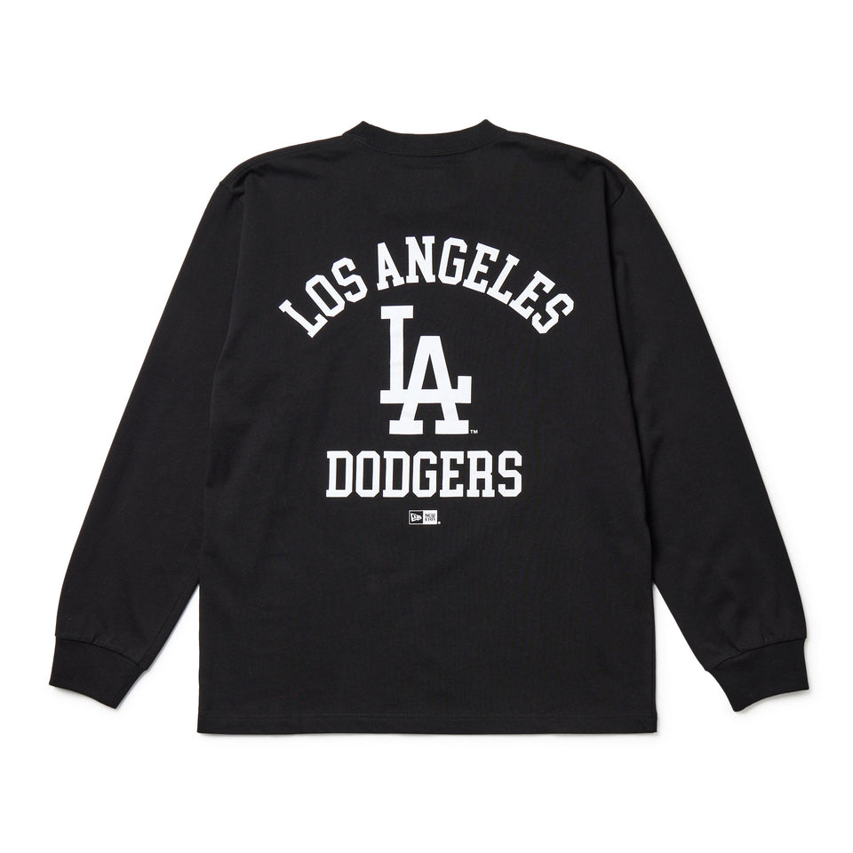 長袖 コットン Tシャツ ロサンゼルス・ドジャース ブラック レギュラーフィット - 14682711 - S | NEW ERA ニューエラ公式オンラインストア