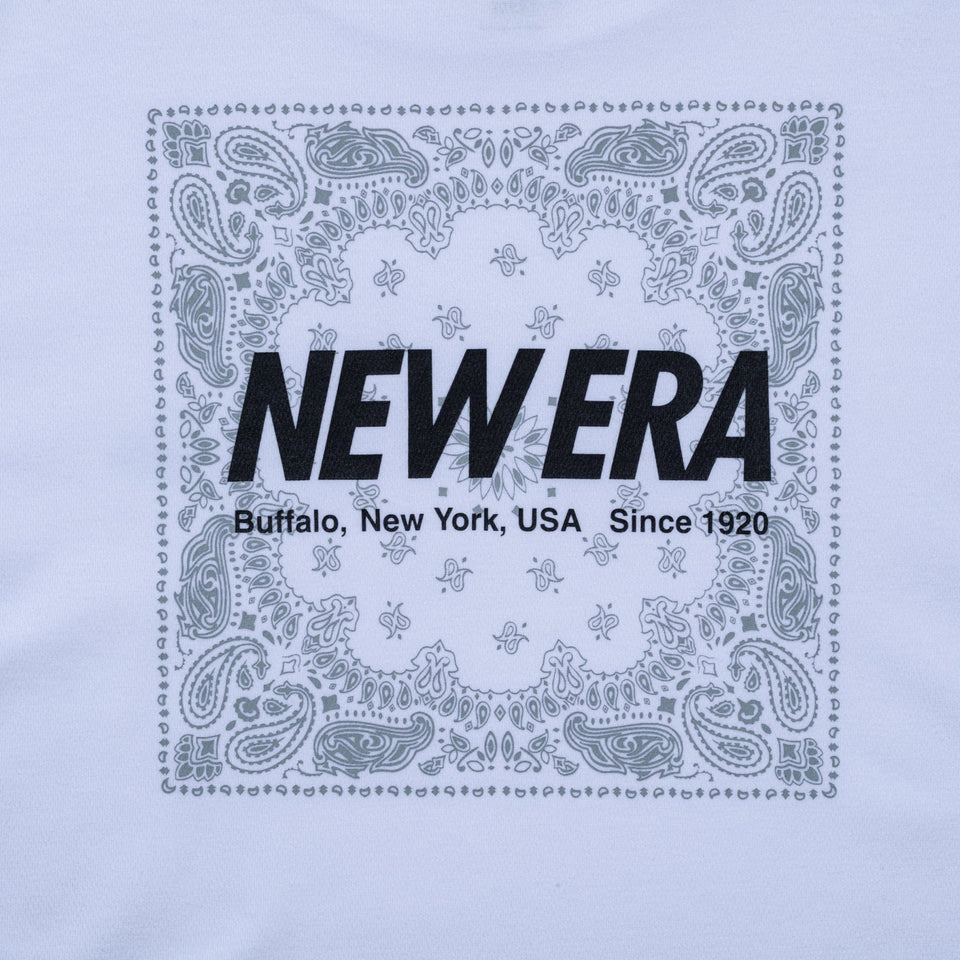 長袖 パフォーマンス Tシャツ ペイスリー ホワイト レギュラーフィット | パフォーマンスアパレル - 14861207 - S | NEW ERA ニューエラ公式オンラインストア