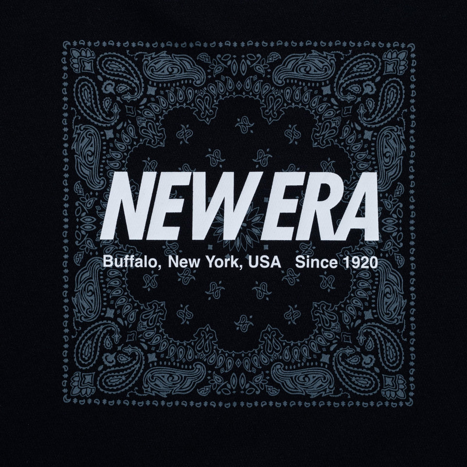 長袖 パフォーマンス Tシャツ ペイスリー ブラック レギュラーフィット | パフォーマンスアパレル - 14861208 - S | NEW ERA ニューエラ公式オンラインストア