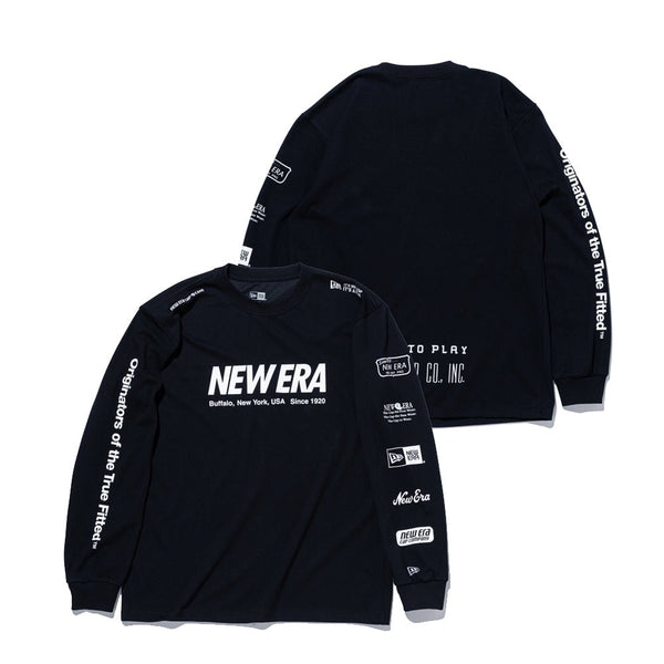 長袖 パフォーマンス Tシャツ アーカイブロゴ ブラック