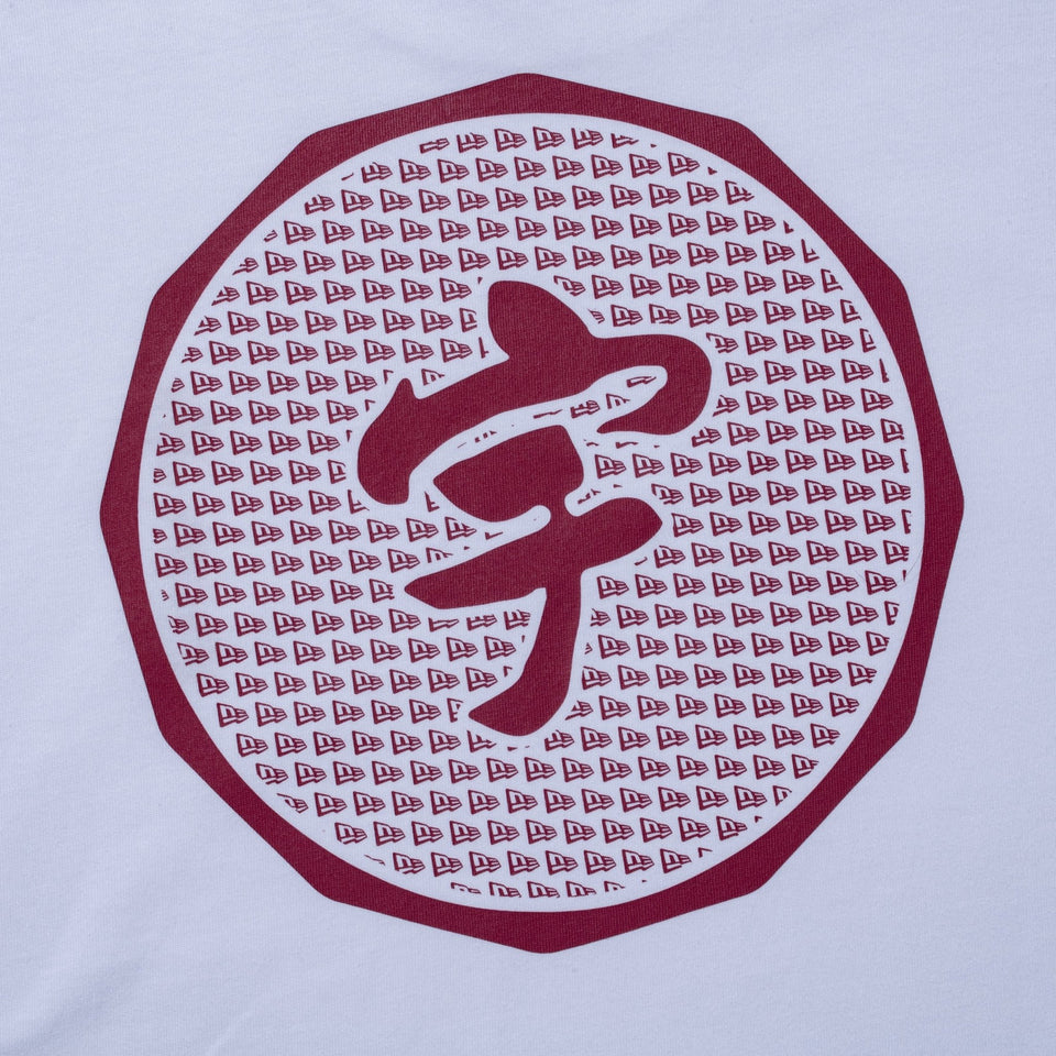 長袖 オーバーサイズド コットン Tシャツ 宇ち多゛ ホワイト - 14882410-S | NEW ERA ニューエラ公式オンラインストア