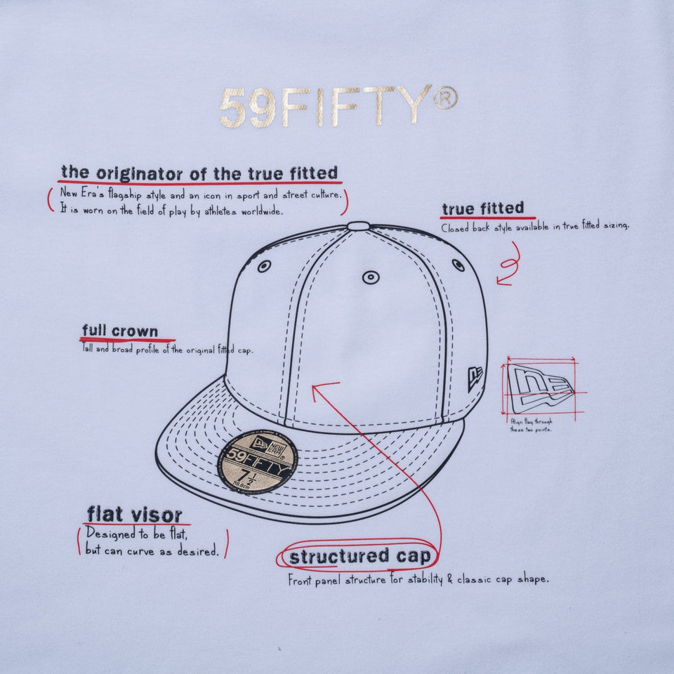 半袖 パフォーマンス Tシャツ 59FIFTY DAY Memorial Collection 59FIFTY ホワイト - 14730570 - S | NEW ERA ニューエラ公式オンラインストア