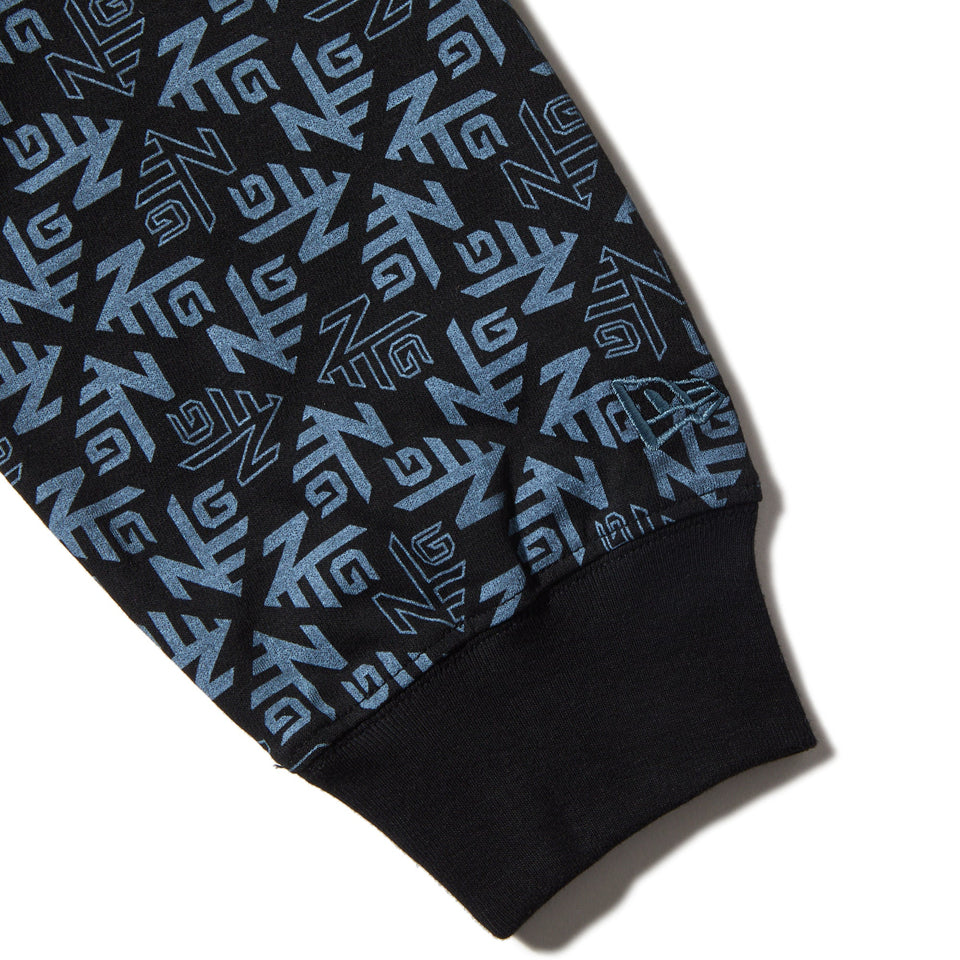 【ゴルフ】長袖 ハイカラー パフォーマンス Tシャツ All Over ブラック - 14326417 - S | NEW ERA ニューエラ公式オンラインストア
