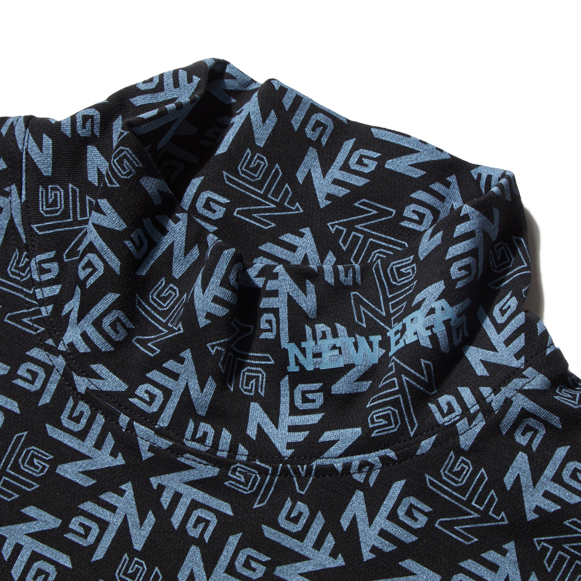 長袖 ハイカラー パフォーマンス Tシャツ All Over ブラック | ゴルフ 3