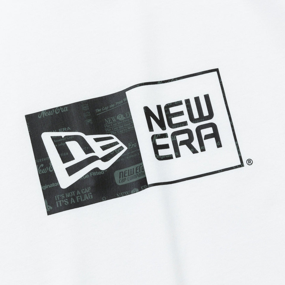 半袖 コットン Tシャツ Archive Logo ボックスロゴ ホワイト レギュラーフィット - 14121923-S | NEW ERA ニューエラ公式オンラインストア