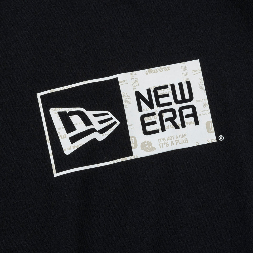半袖 コットン Tシャツ Archive Logo ボックスロゴ ブラック レギュラーフィット - 14121924-S | NEW ERA ニューエラ公式オンラインストア