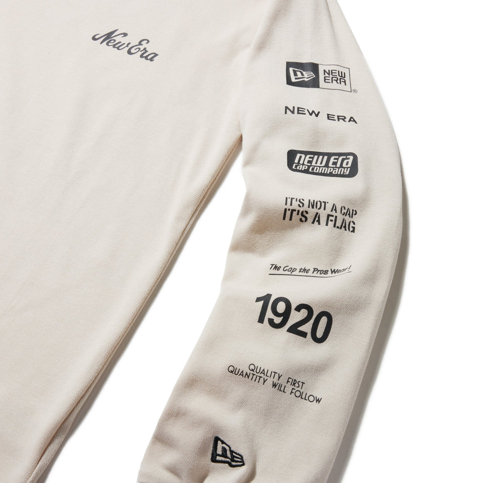 長袖 パフォーマンス Tシャツ Archive Logo ストーン レギュラーフィット - 14324686 - S | NEW ERA ニューエラ公式オンラインストア