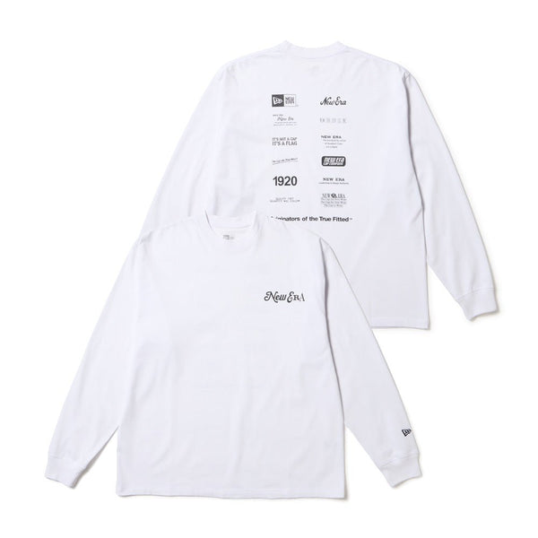 Open Yy 長袖Tシャツ 数字5 ホワイト open yy 数字5刺繍 ホワイト長袖Tシャツ