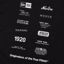 長袖 オーバーサイズド コットン Tシャツ Archive Mix Logo ブラック - 14682701 - S | NEW ERA ニューエラ公式オンラインストア