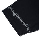 半袖 オーバーサイズド コットン Tシャツ ニューヨーク・ヤンキース barbed wire ブラック - 14875700 - S | NEW ERA ニューエラ公式オンラインストア