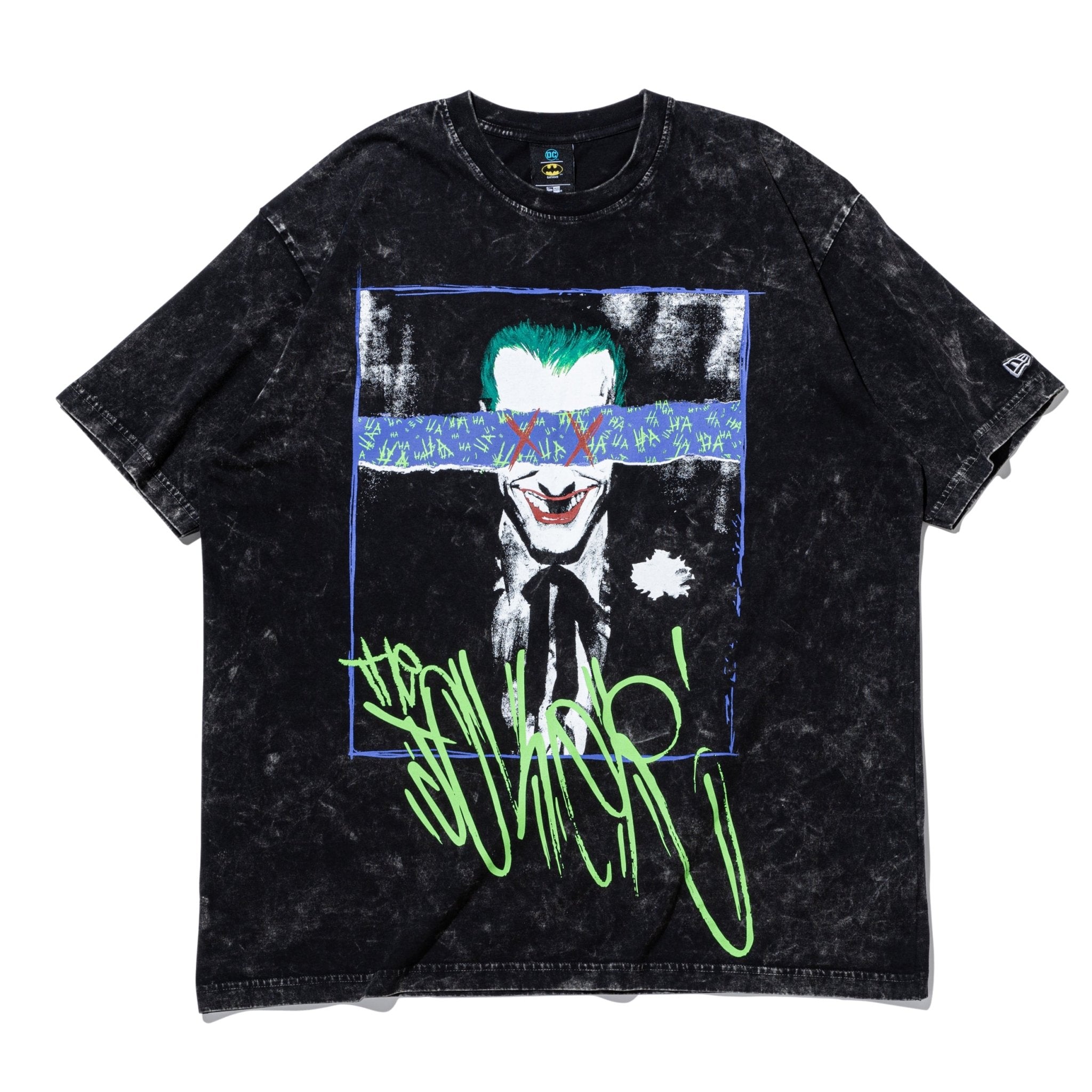 【新品・未使用】ニューエラ　BATMAN ジョーカー Tシャツ ブラック 半袖 コットン Tシャツ BATMAN ジョーカー ブラック | ニューエラ