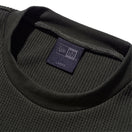 長袖 オーバーサイズド ワッフル Tシャツ BLACK LABEL FW24 オリーブ - 14410772 - S | NEW ERA ニューエラ公式オンラインストア