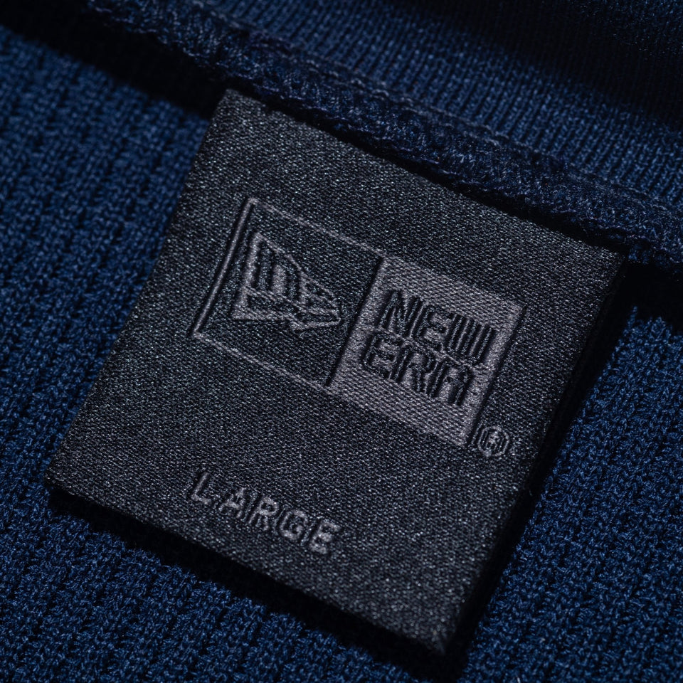 長袖 オーバーサイズド ワッフル Tシャツ BLACK LABEL FW24 ネイビー - 14410773 - S | NEW ERA ニューエラ公式オンラインストア