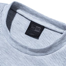 長袖 オーバーサイズド ワッフル Tシャツ BLACK LABEL FW24 ライトグレー - 14410774 - S | NEW ERA ニューエラ公式オンラインストア