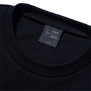 長袖 オーバーサイズド ワッフル Tシャツ BLACK LABEL FW24 ブラック - 14410775 - S | NEW ERA ニューエラ公式オンラインストア