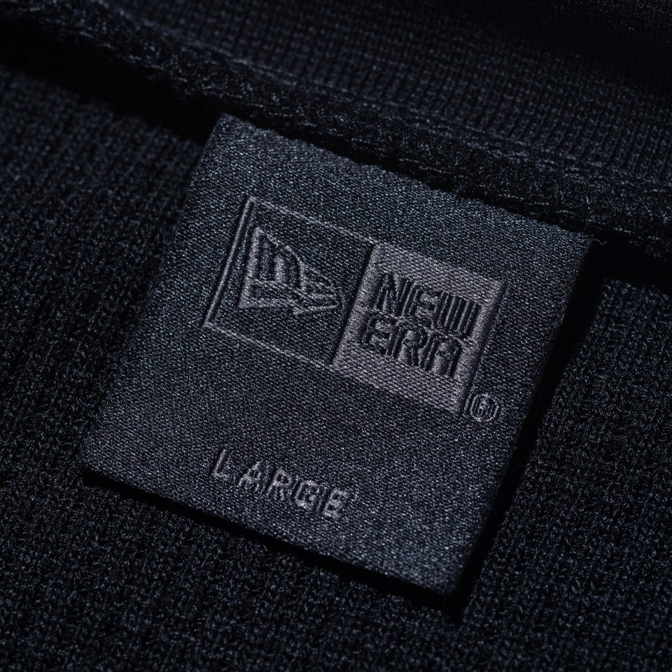 長袖 オーバーサイズド ワッフル Tシャツ BLACK LABEL FW24 ブラック - 14410775 - S | NEW ERA ニューエラ公式オンラインストア