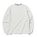 長袖 オーバーサイズド ヘビーウェイト コットン Tシャツ BLACK LABEL FW24 ジャカード オフホワイト - 14410776 - S | NEW ERA ニューエラ公式オンラインストア