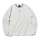 長袖 オーバーサイズド ヘビーウェイト コットン Tシャツ BLACK LABEL FW24 ジャカード オフホワイト - 14410776 - S | NEW ERA ニューエラ公式オンラインストア