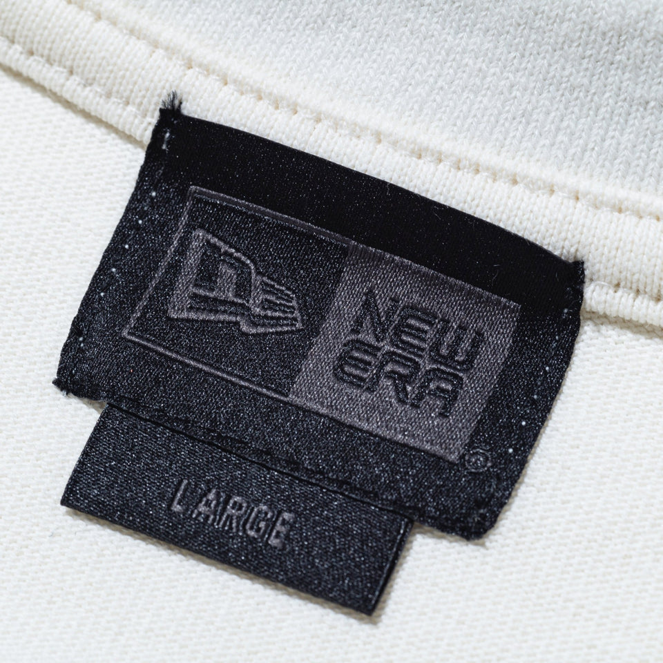 長袖 オーバーサイズド ヘビーウェイト コットン Tシャツ BLACK LABEL FW24 ジャカード オフホワイト - 14410776 - S | NEW ERA ニューエラ公式オンラインストア