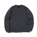 長袖 オーバーサイズド ガーメントダイ コットンポケット Tシャツ BLACK LABEL FW24 ブラック - 14410779 - S | NEW ERA ニューエラ公式オンラインストア