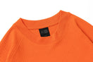 長袖 ソフトワッフル Tシャツ BLACK LABEL FW25 オレンジ - 14746921 - S | NEW ERA ニューエラ公式オンラインストア