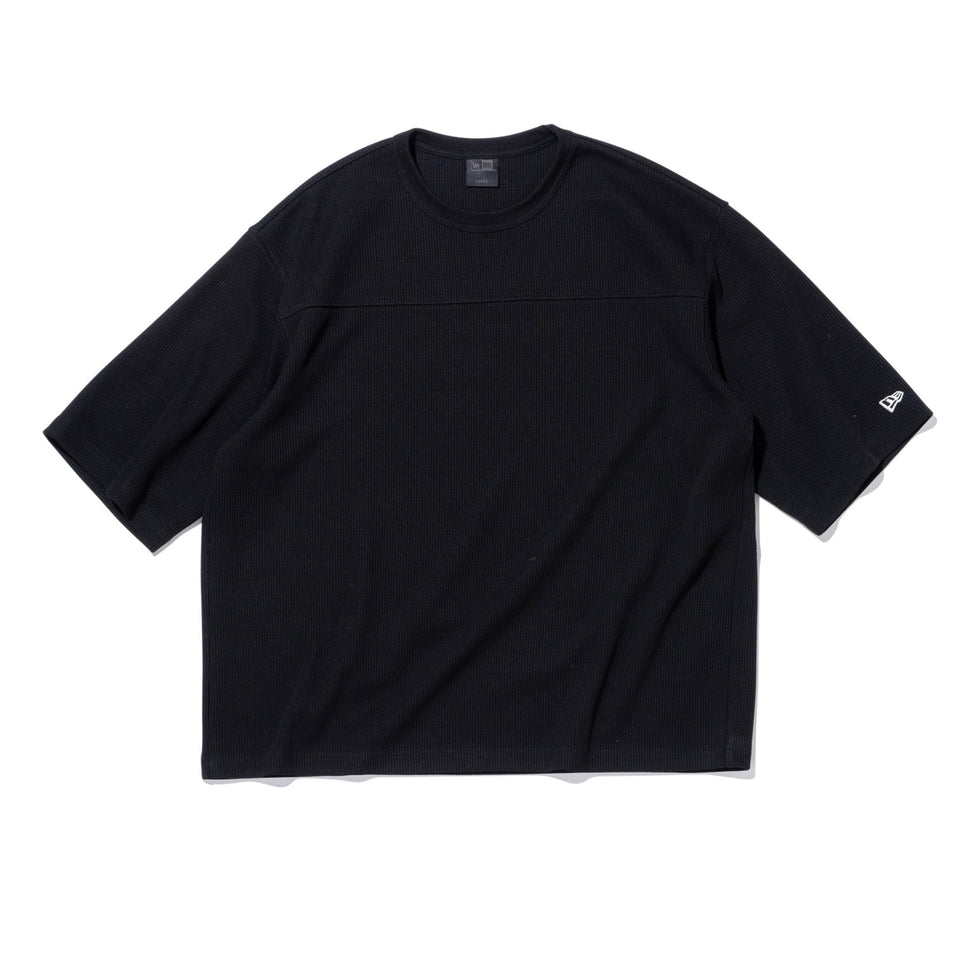 半袖 オーバーサイズド ワッフル Tシャツ BLACK LABEL SS24 ブラック - 14322494-S | NEW ERA ニューエラ公式オンラインストア
