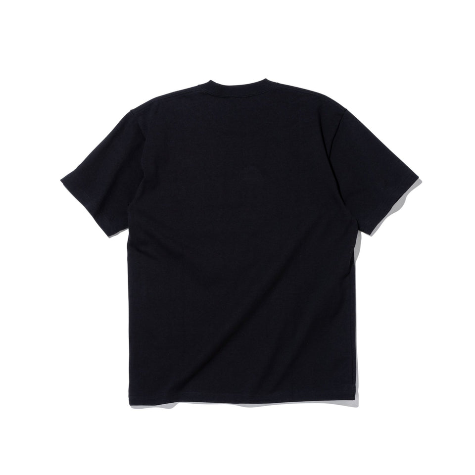 半袖 ヘビーウェイト コットン ポケット Tシャツ BLACK LABEL SS24 ブラック - 14322502-S | NEW ERA ニューエラ公式オンラインストア