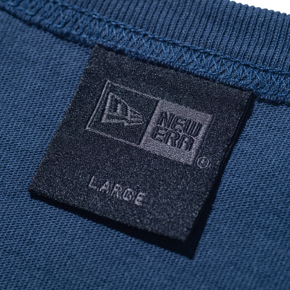 半袖 ウォッシュドコットン Tシャツ BLACK LABEL SS25 コントラストステッチ ライトネイビー - 14666343 - S | NEW ERA ニューエラ公式オンラインストア