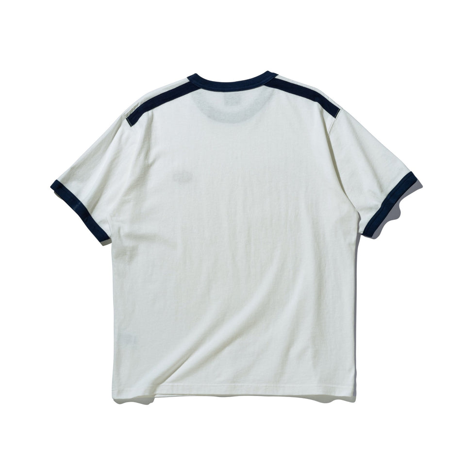 半袖 ウォッシュドコットン リンガーTシャツ BLACK LABEL SS25